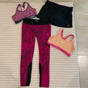 Lot of 4 Large Nike & Under Armor